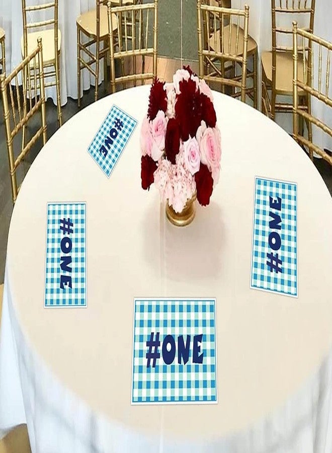 ثيم ماي بارتي زينة حفلة عيد الميلاد الأول من ثيم ماي بارتي، مستلزمات حفلات عيد الميلاد الأول للأولاد (مفرش طاولة - عيد الميلاد الأول) - Image 1